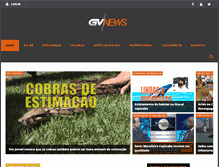 Tablet Screenshot of gvnews.com.br